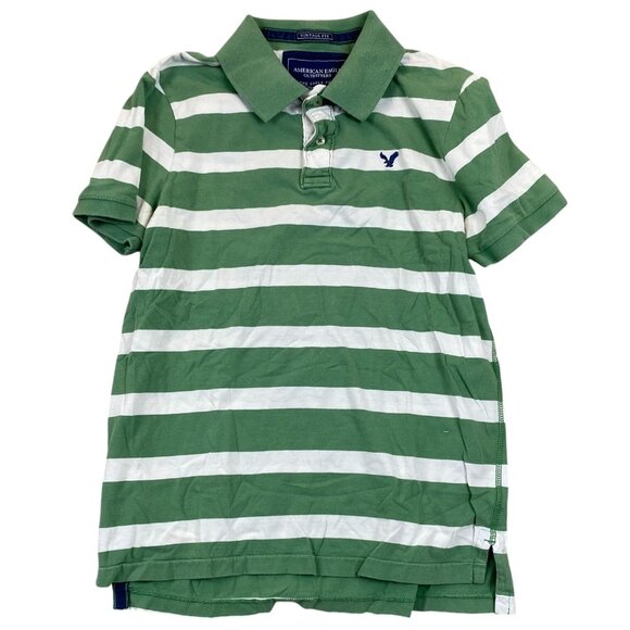 American Eagle Outfitters Mens Polo Shirt M Vintage Fit 100% Cotton - Picture 1 of 10